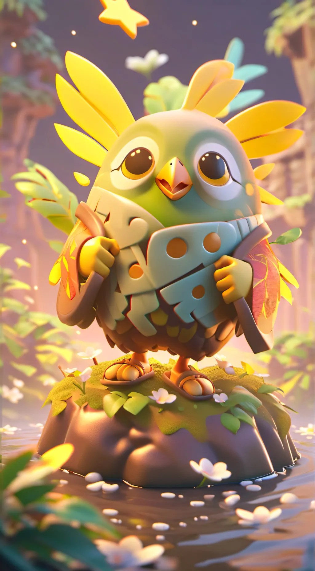 ai character: duolingo background