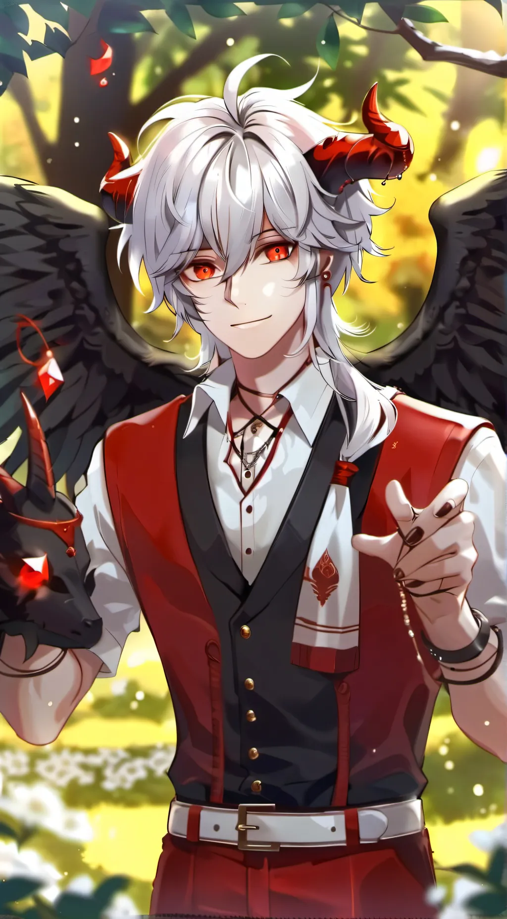 ai character: Serano Whiteheart background