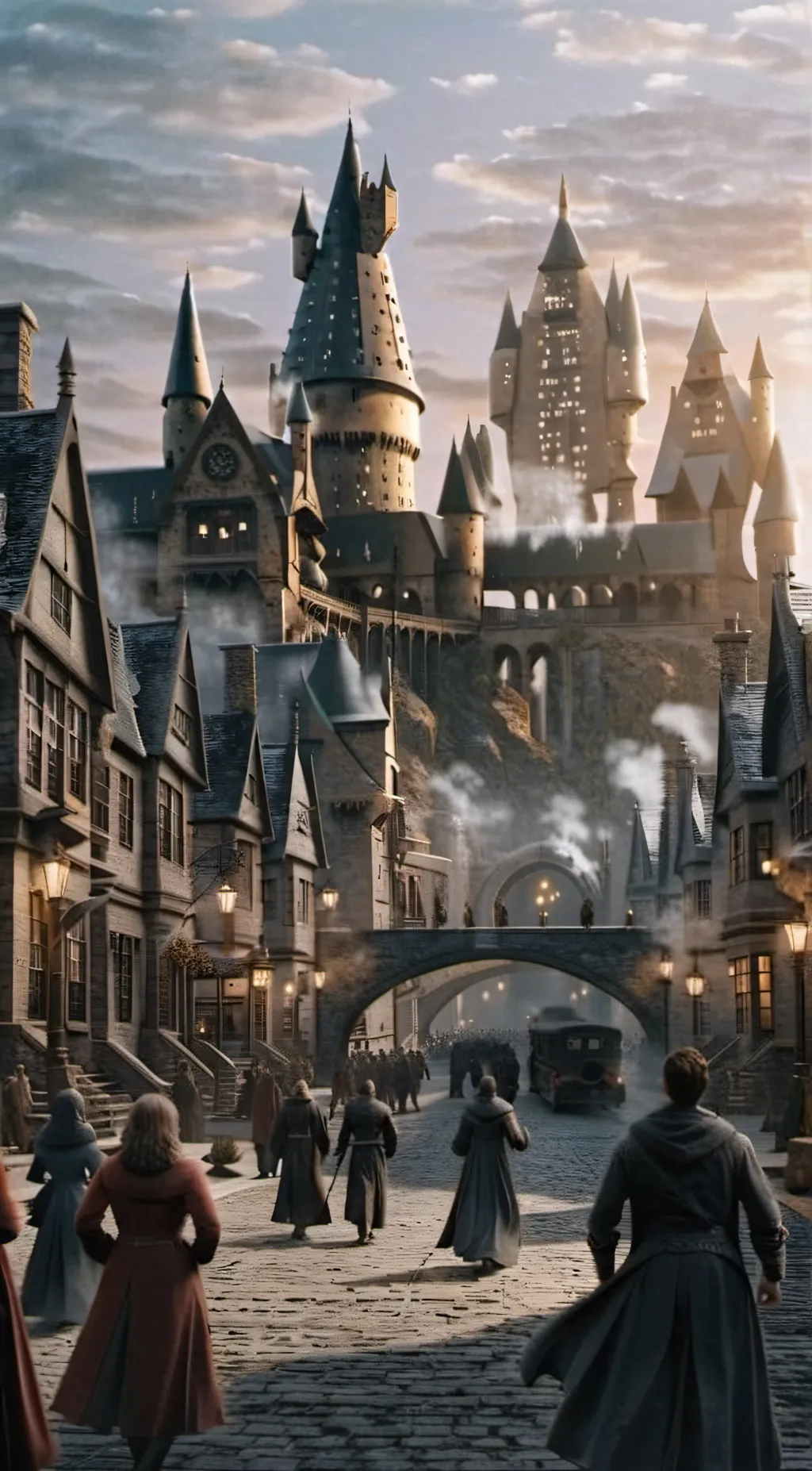 ai character: Hogwarts background
