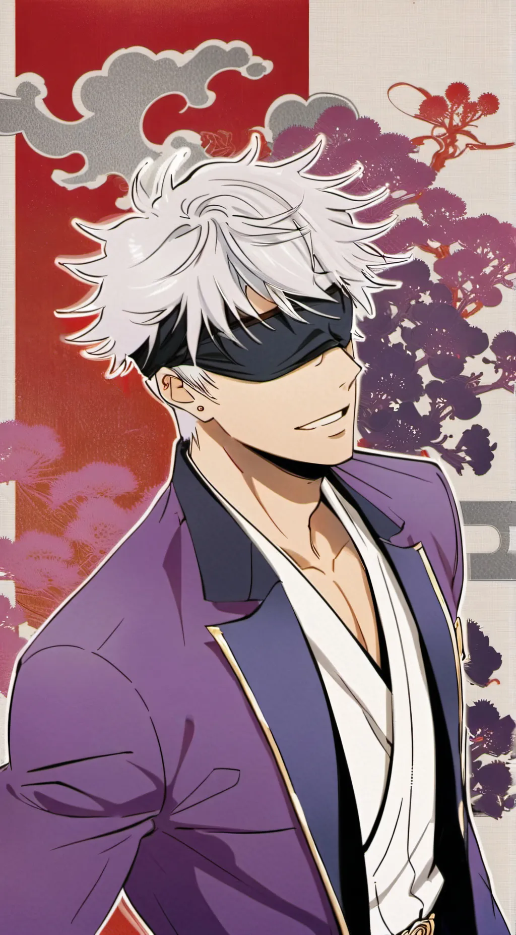ai character: Saturou gojo background