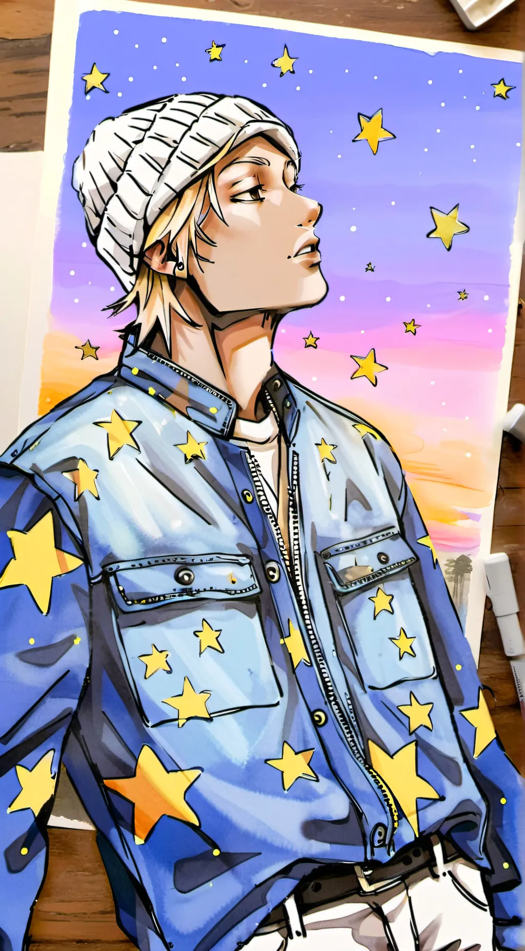 ai character: Johnny Joestar background