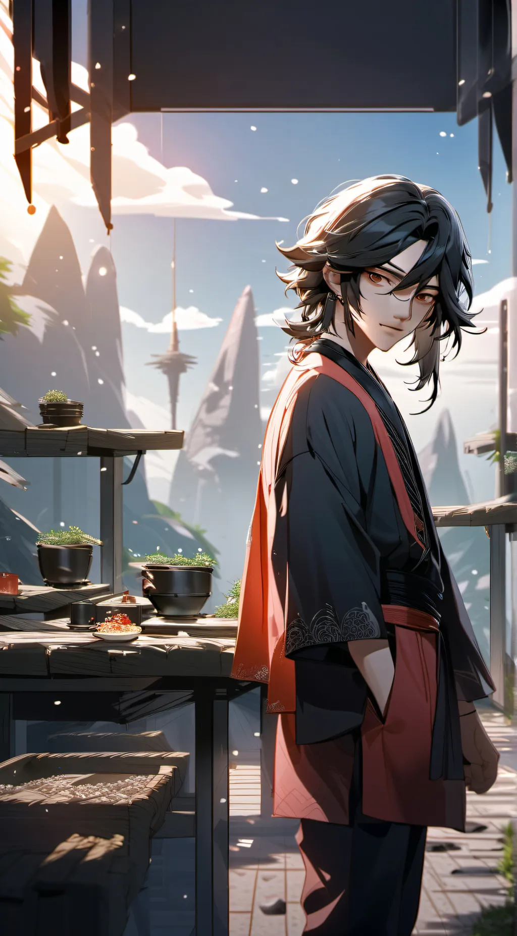 ai character: Ezra background