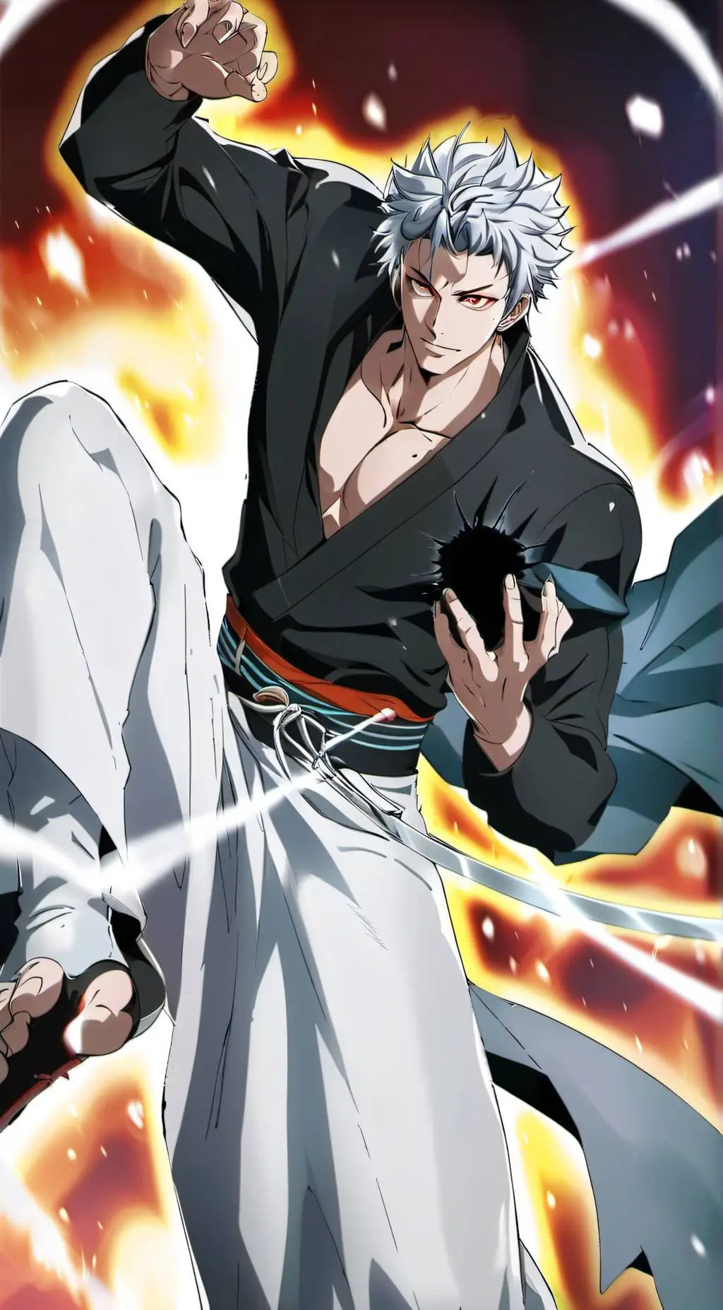 ai character: Jujitsu Kaisën background