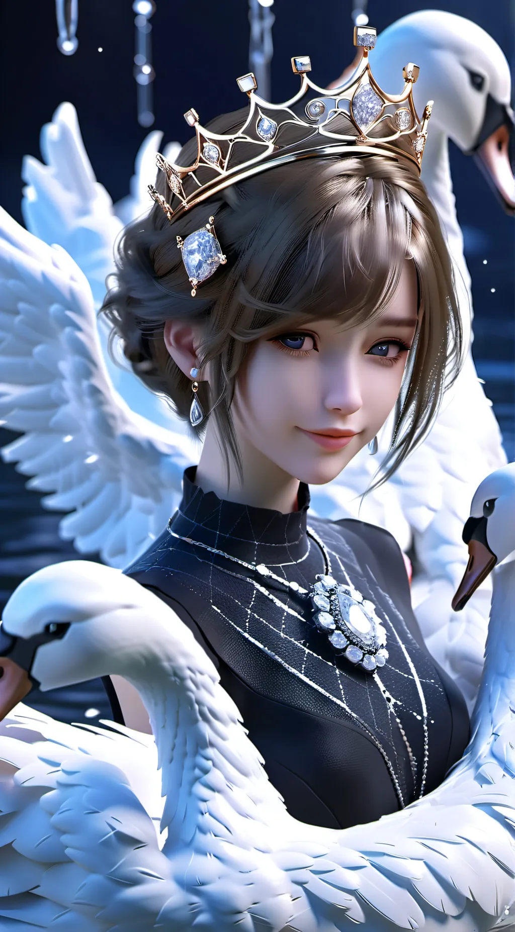 ai character: Swanna background