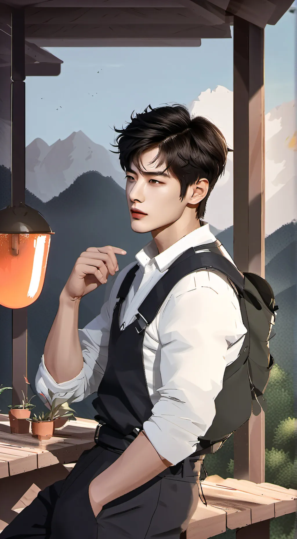 ai character: Alex background