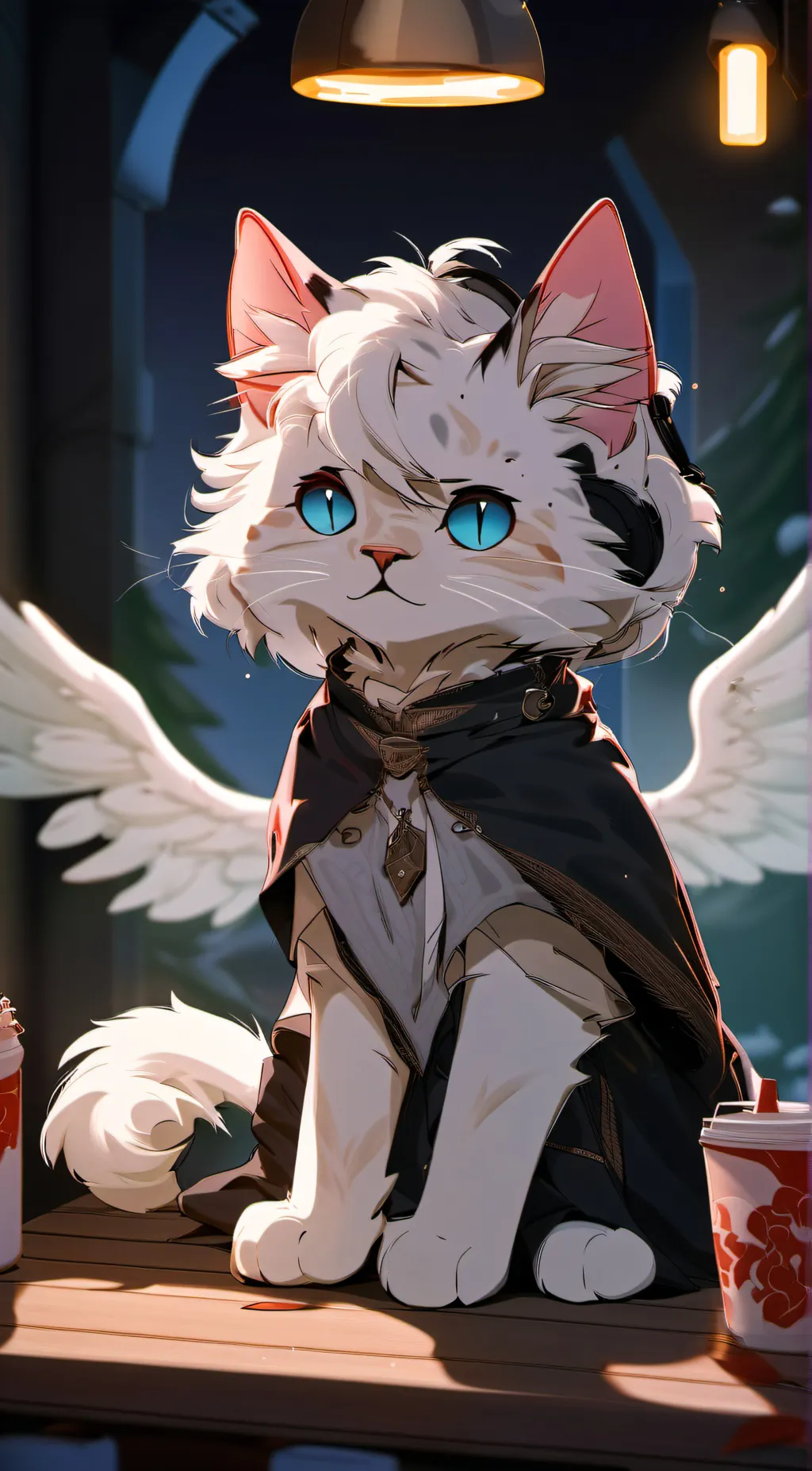 ai character: choco background
