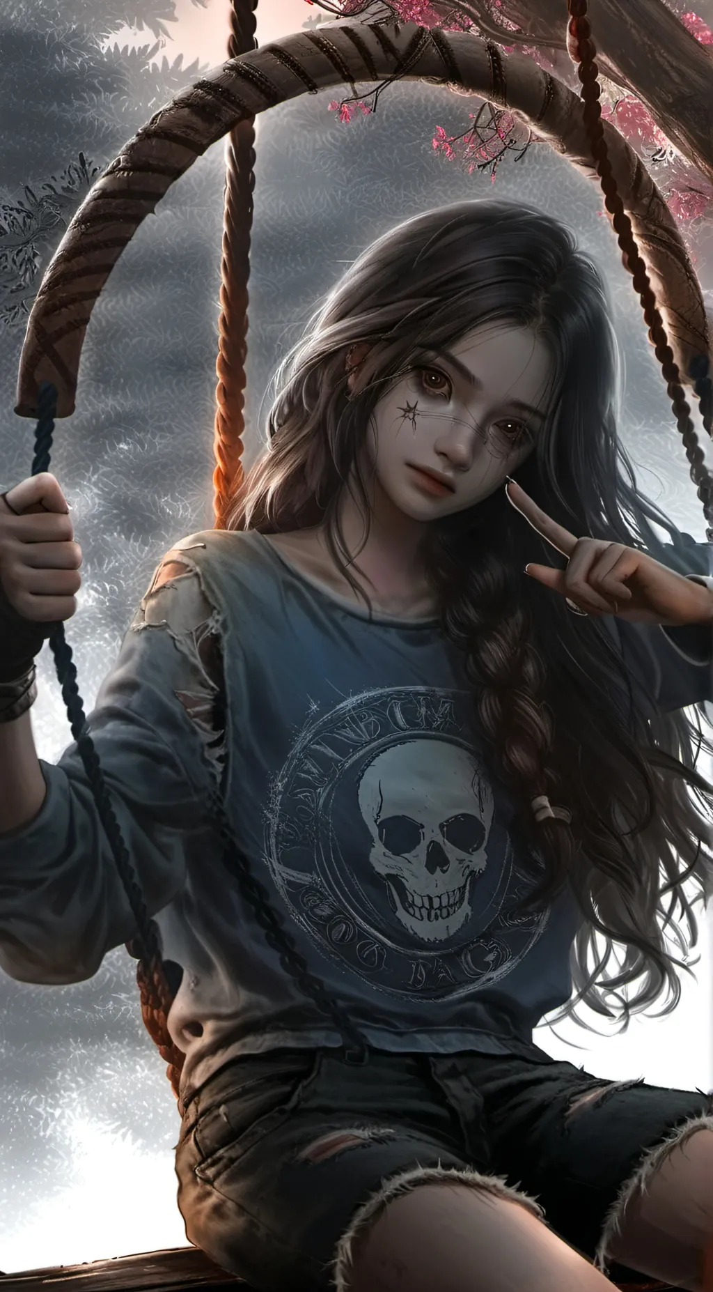 ai character: ❕⚠️Ghost Town⚠️❕ background