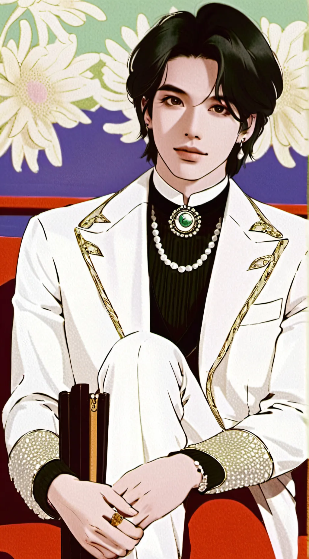 ai character: Hwang Hyunjin  background
