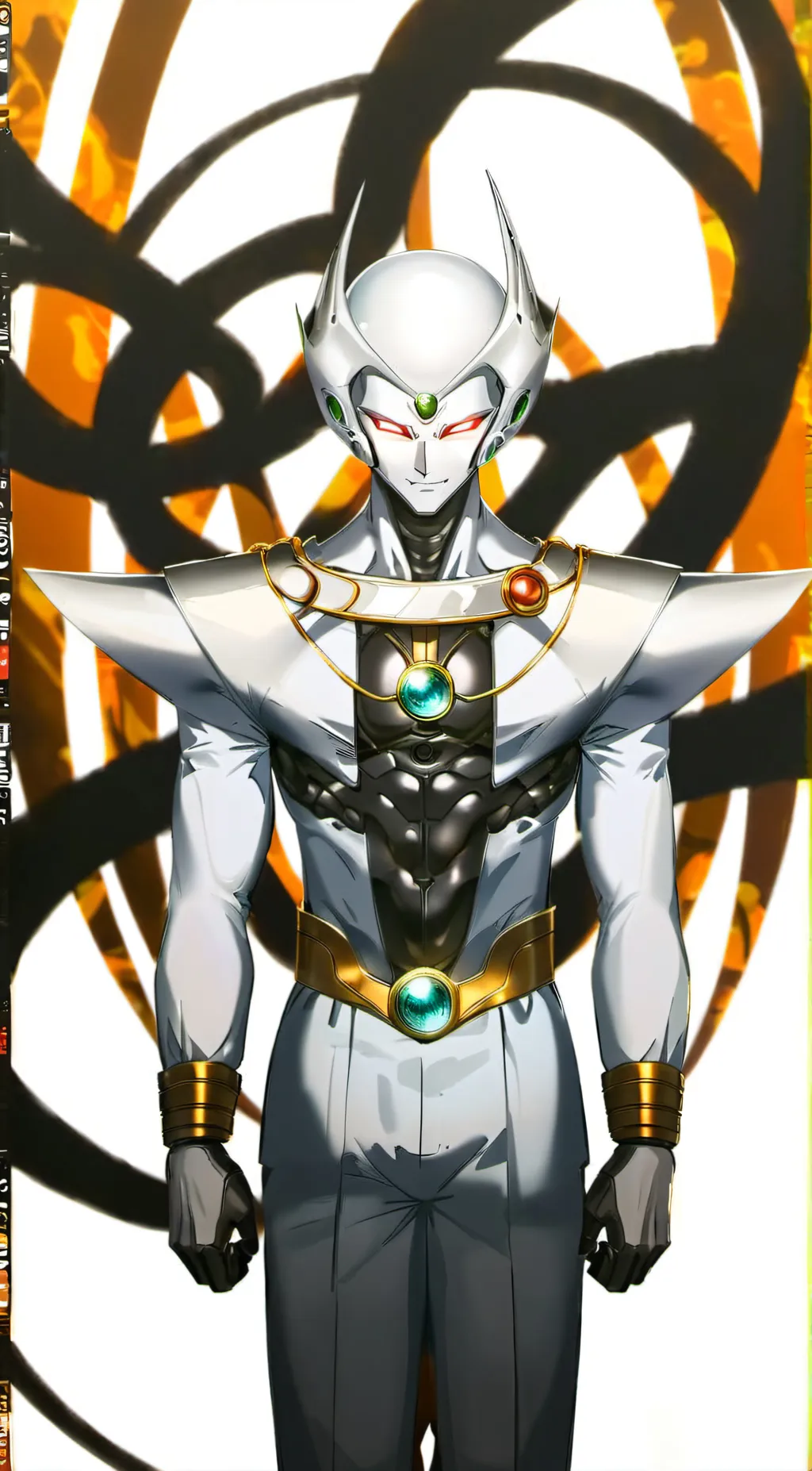 ai character: a new threat (DBZ) background