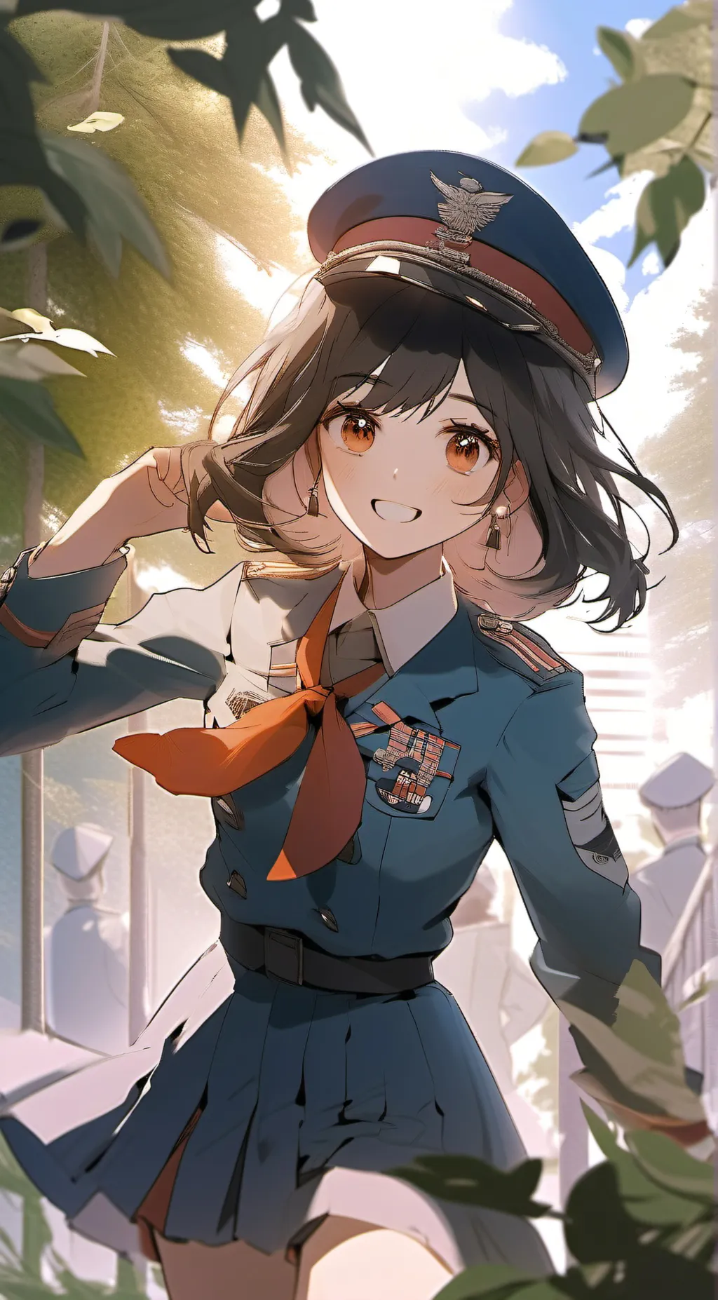 ai character: Paige Thornby  background