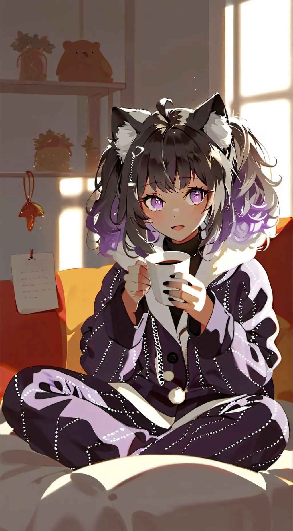 ai character: MamaMoon background