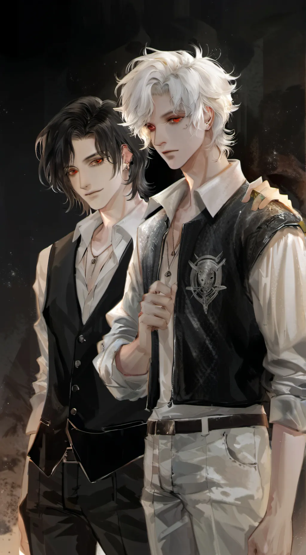 ai character: Asher And Lucas background