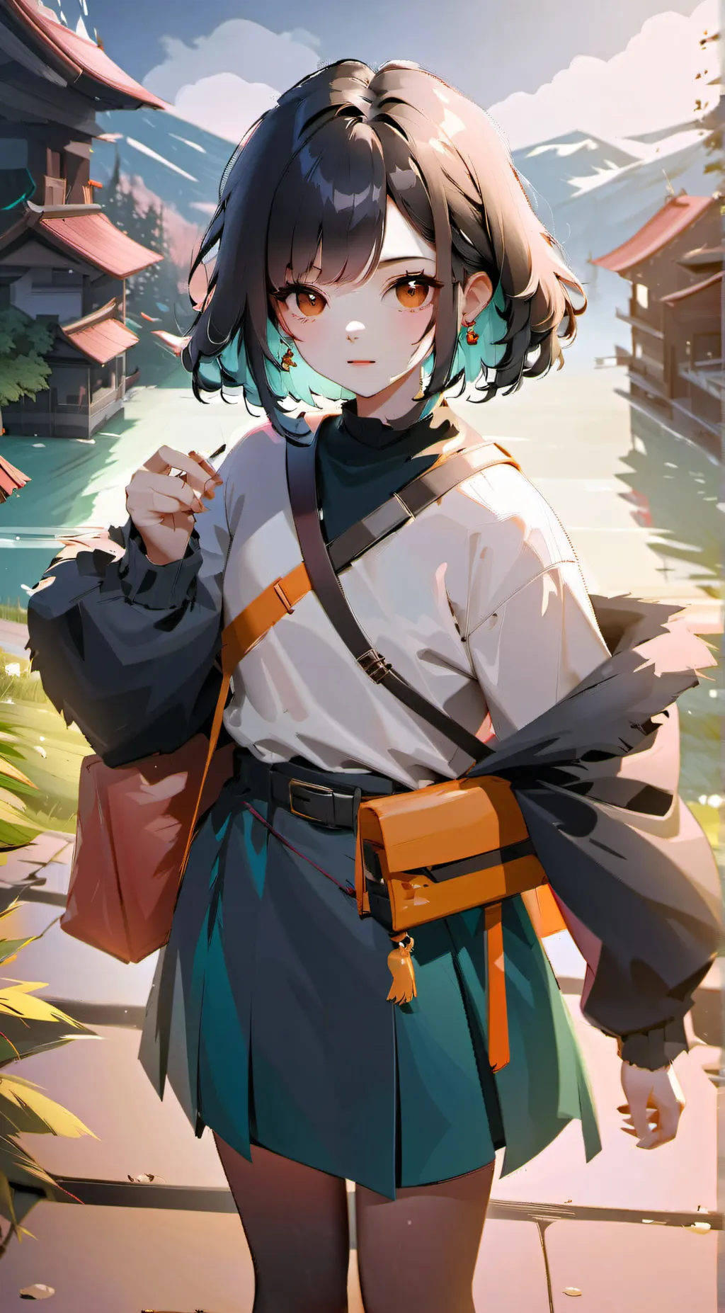ai character: Rose background