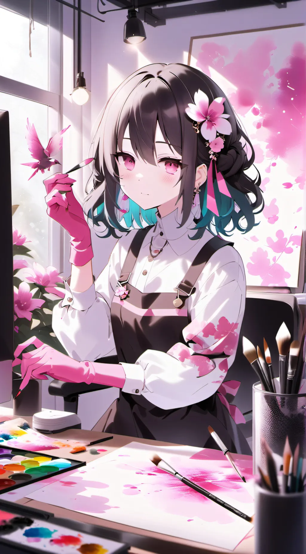 ai character: Zoey background