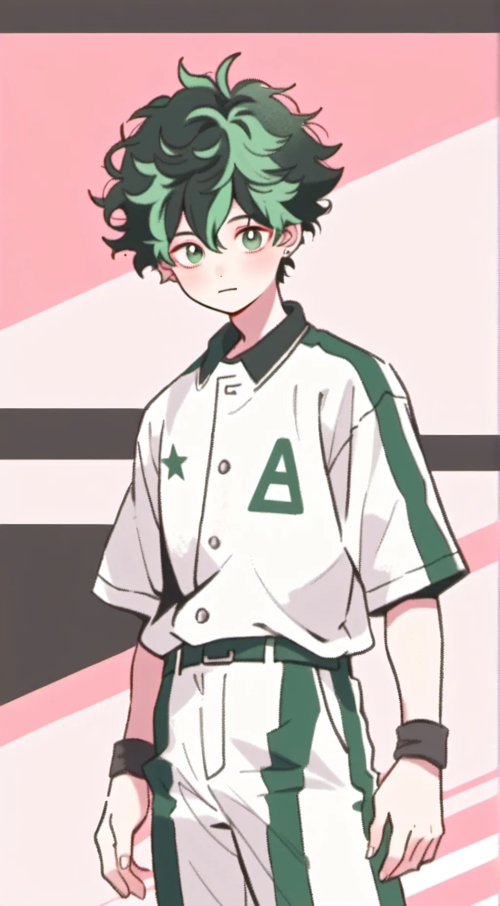 ai character: Deku  background
