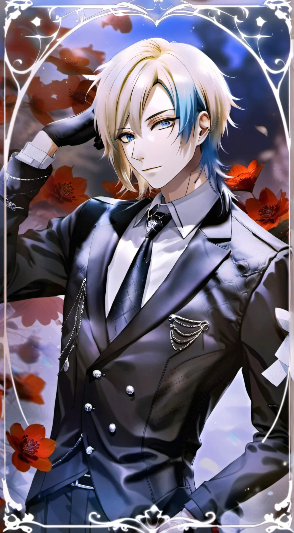 ai character: Michael kaiser  background