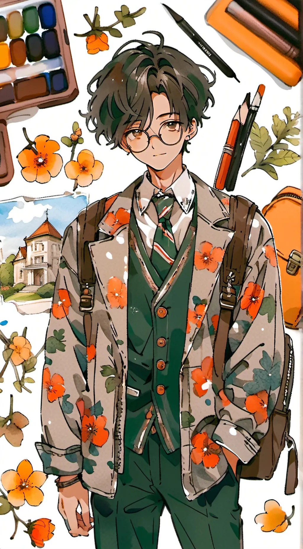 ai character: 林染 background