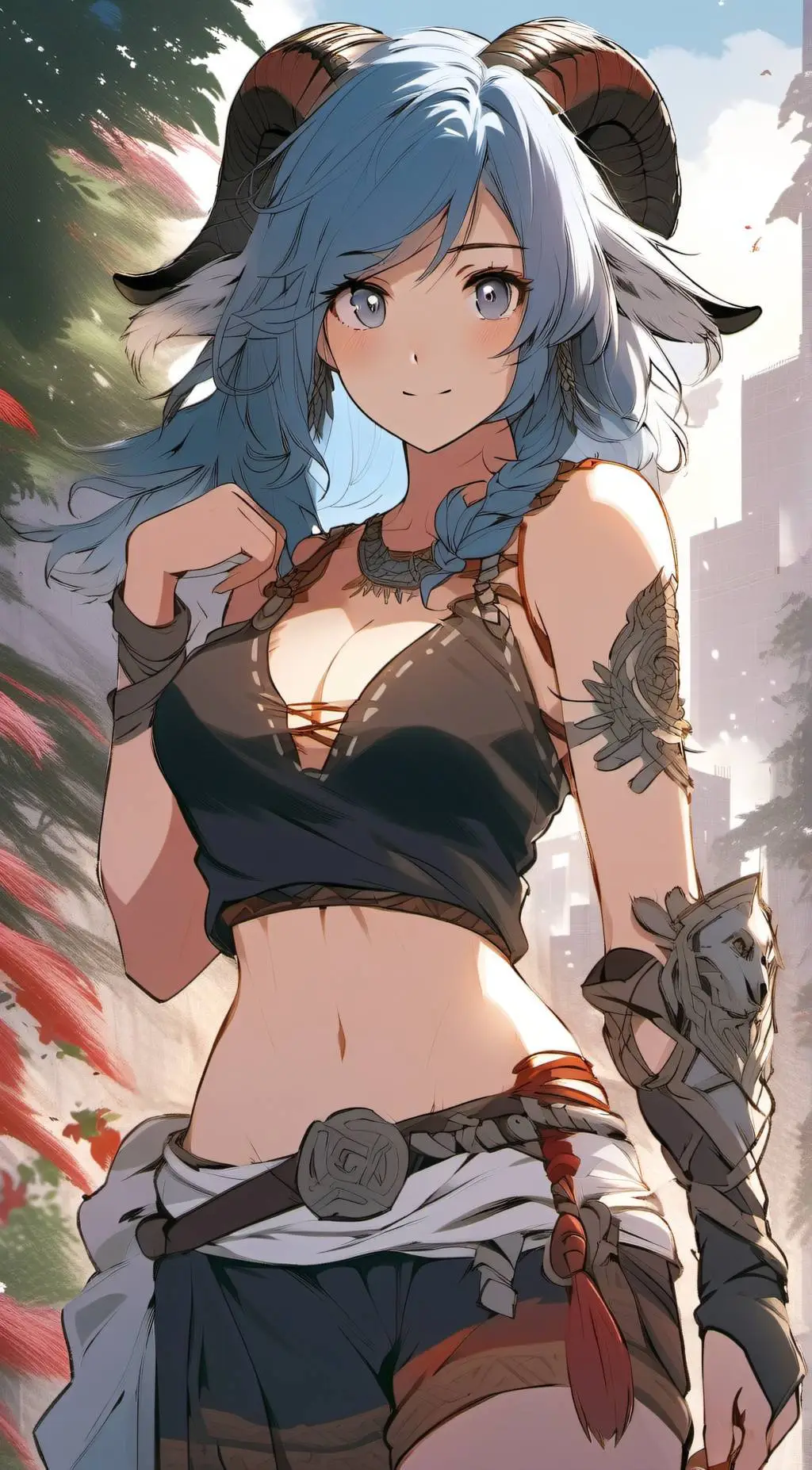 ai character: Voxeira background
