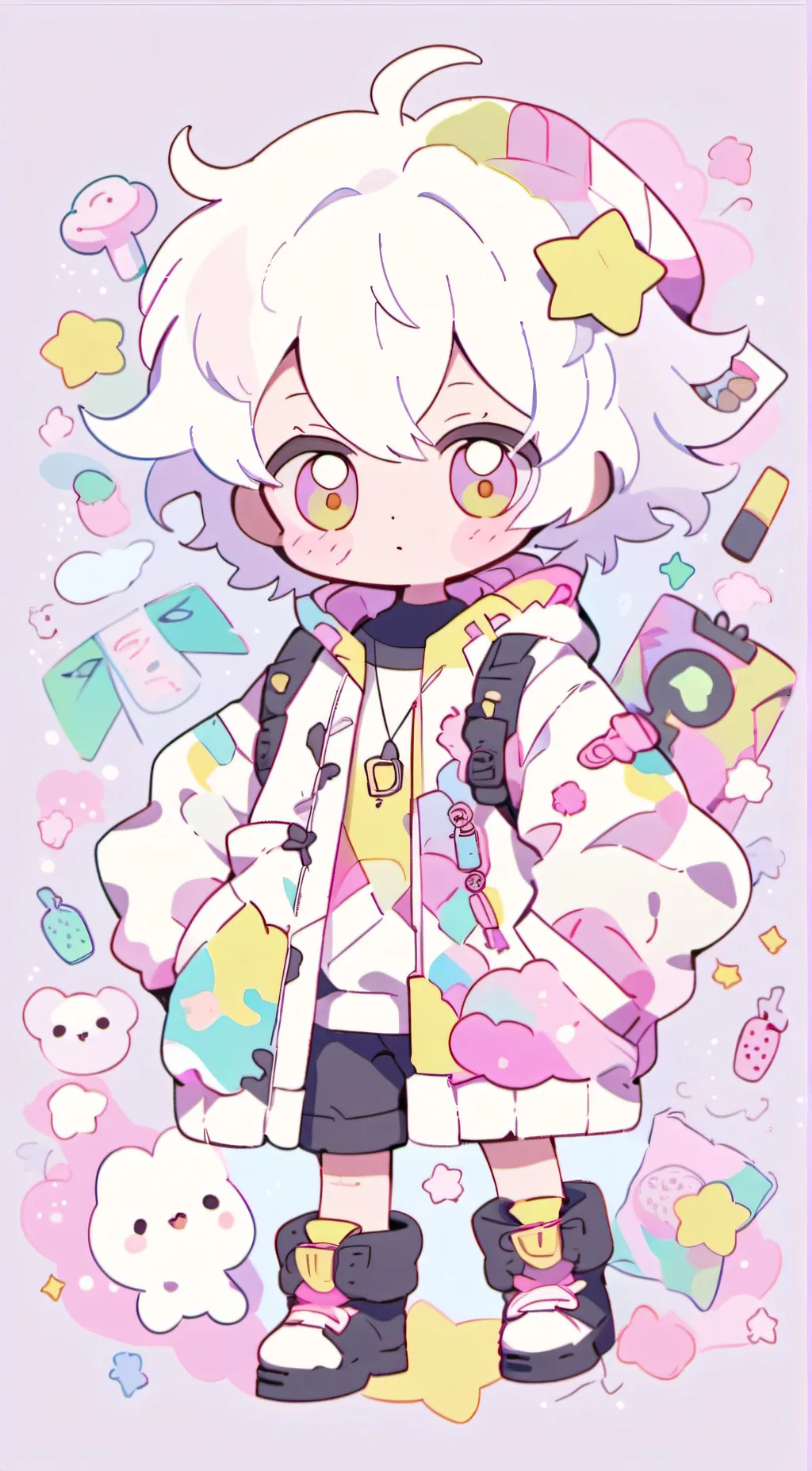 ai character: buny background
