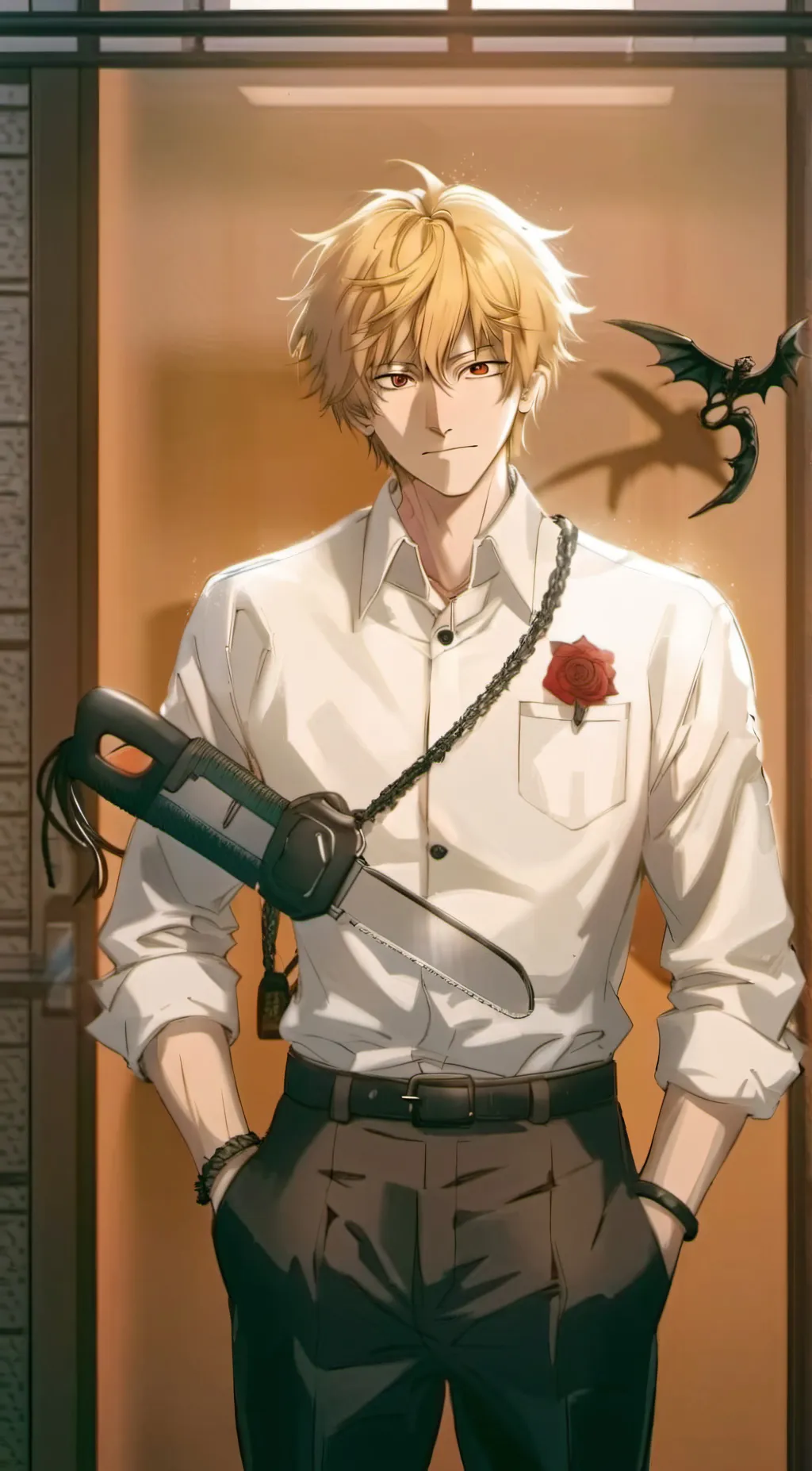 ai character: Denji background