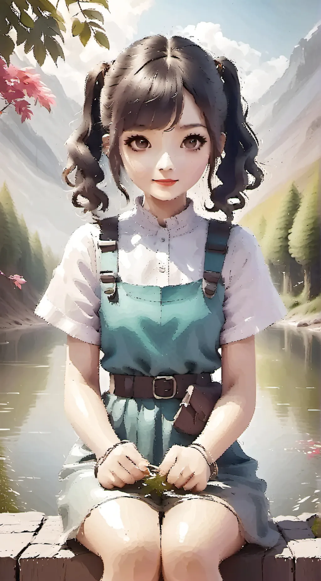ai character: 👗shala👗 background