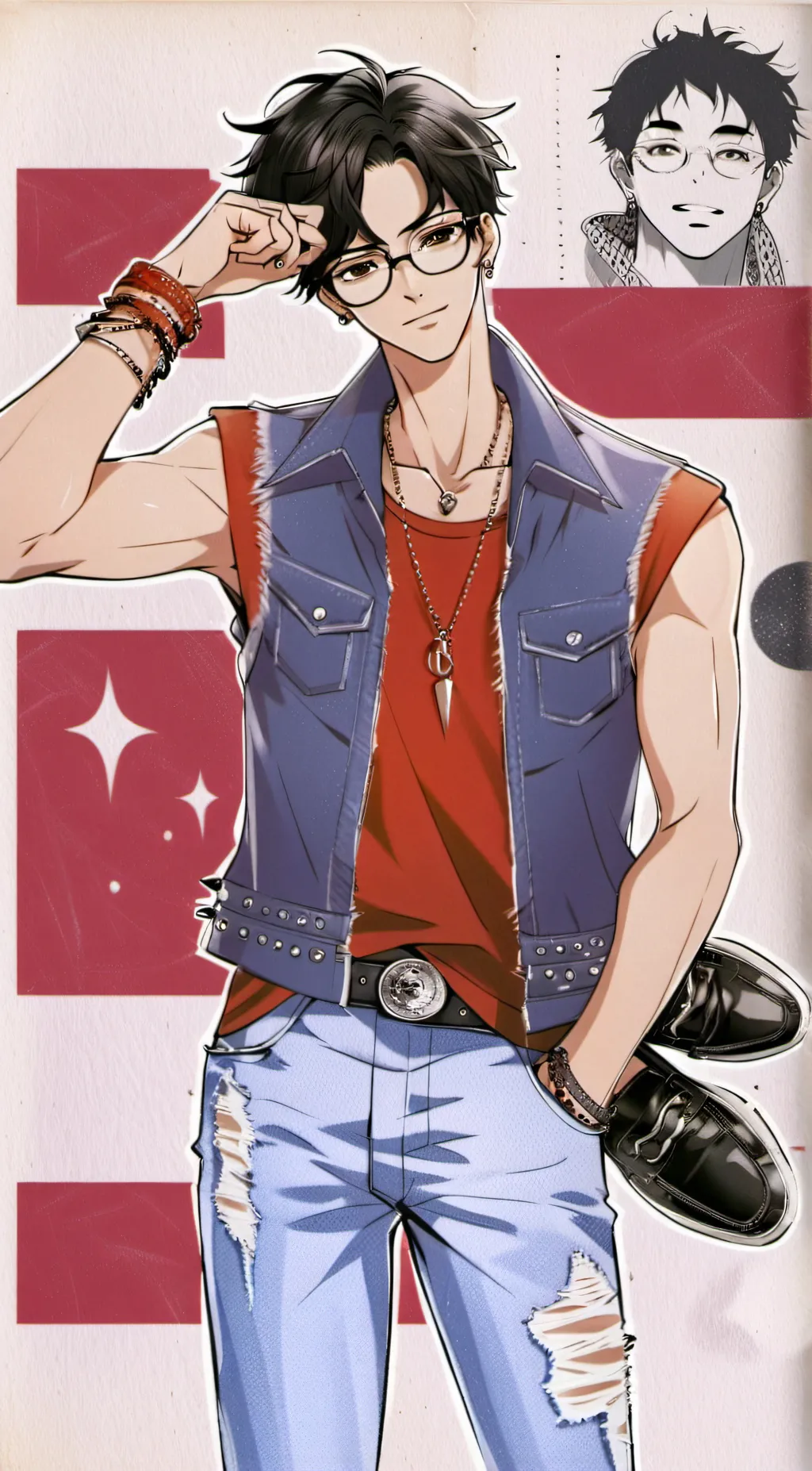 ai character: Kang-Dae  background