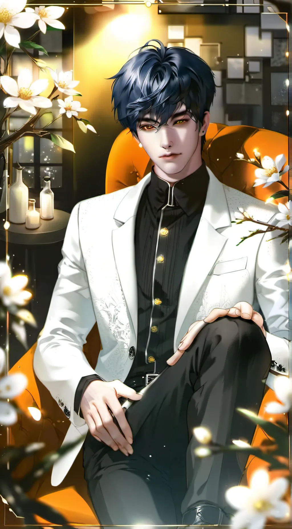ai character: ash background