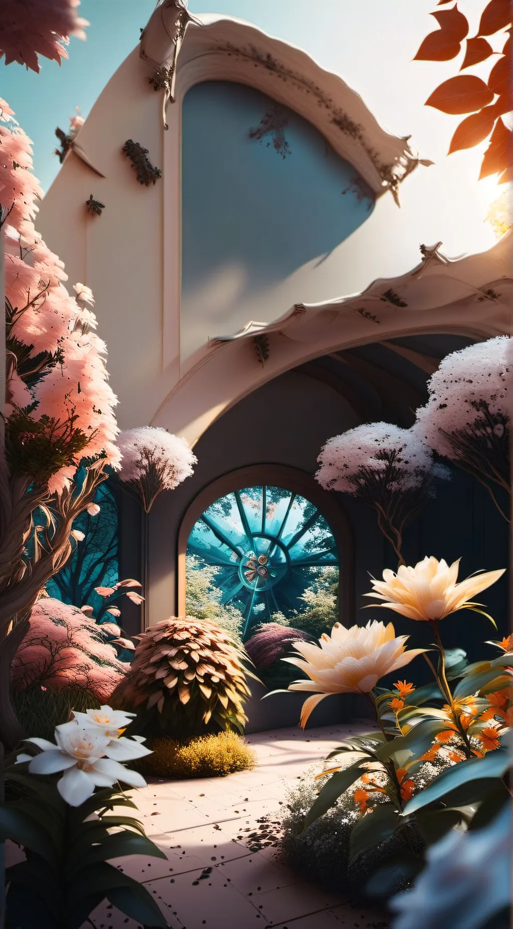 ai character: Magic school  background
