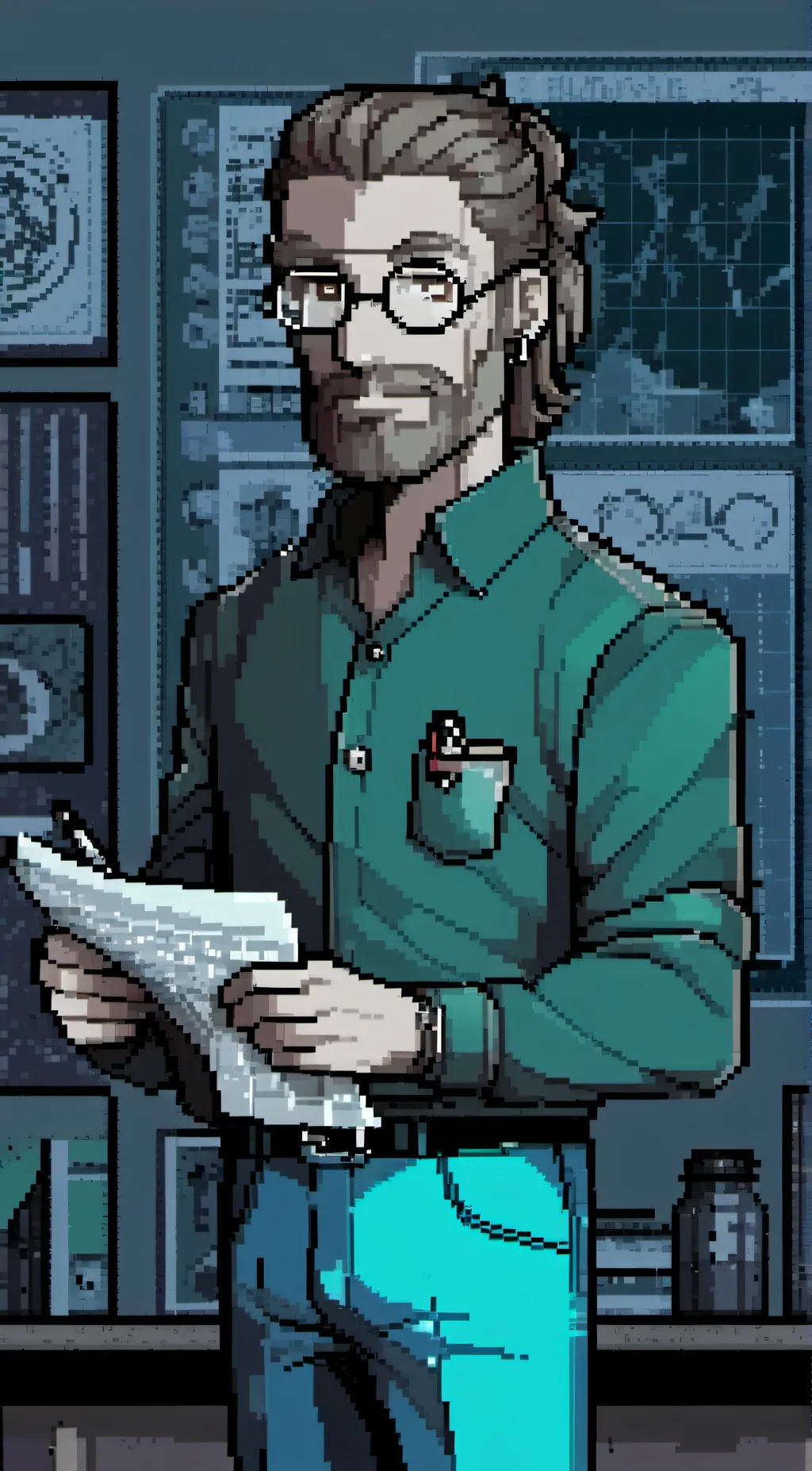 ai character: baldi background