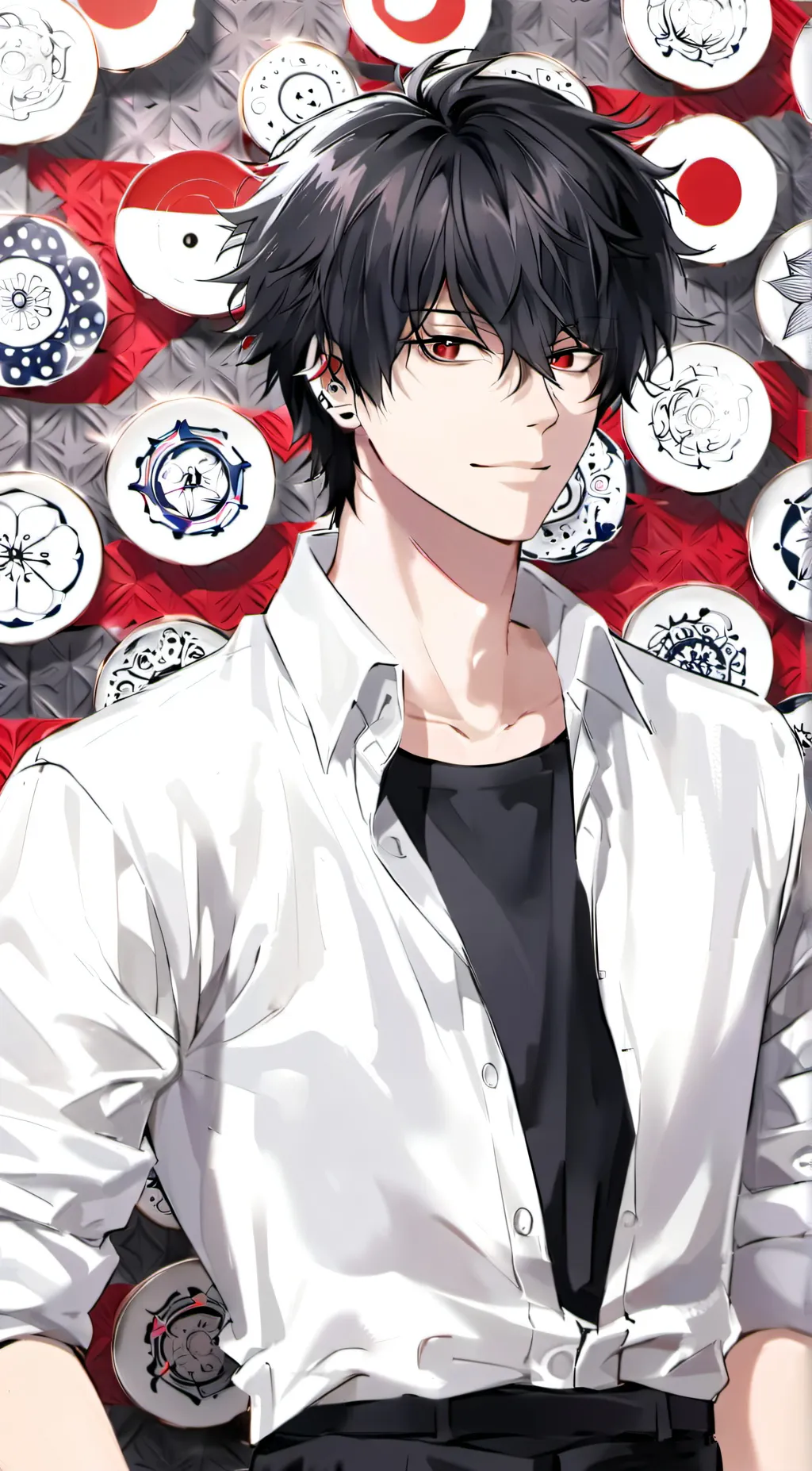 ai character: dabi  background