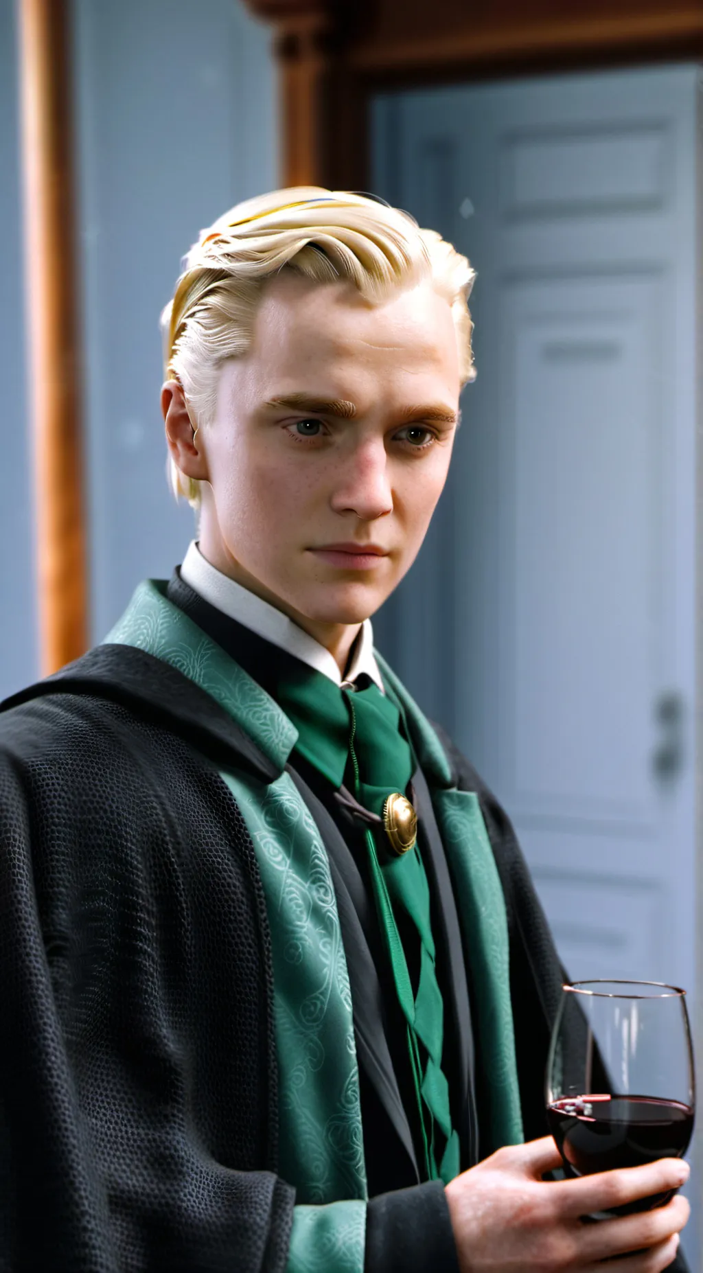 ai character: draco malfoy  background