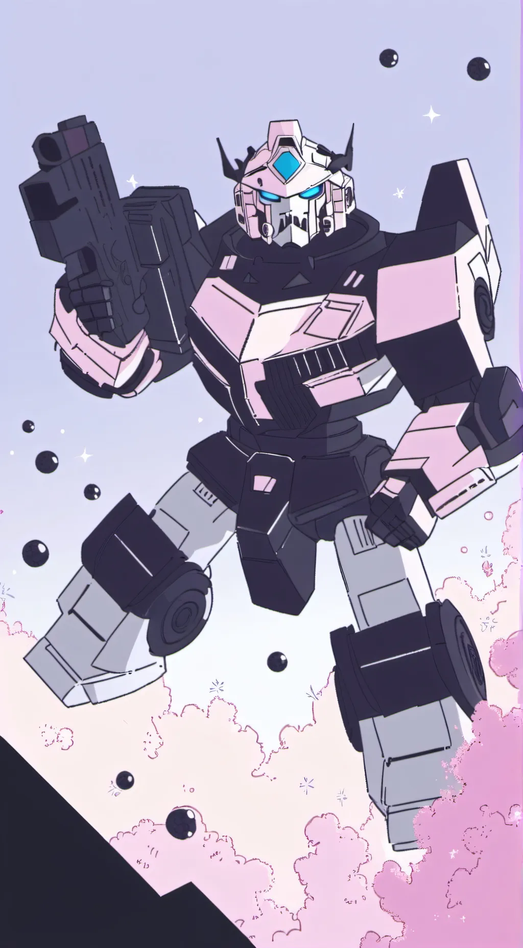 ai character: Optimus  background