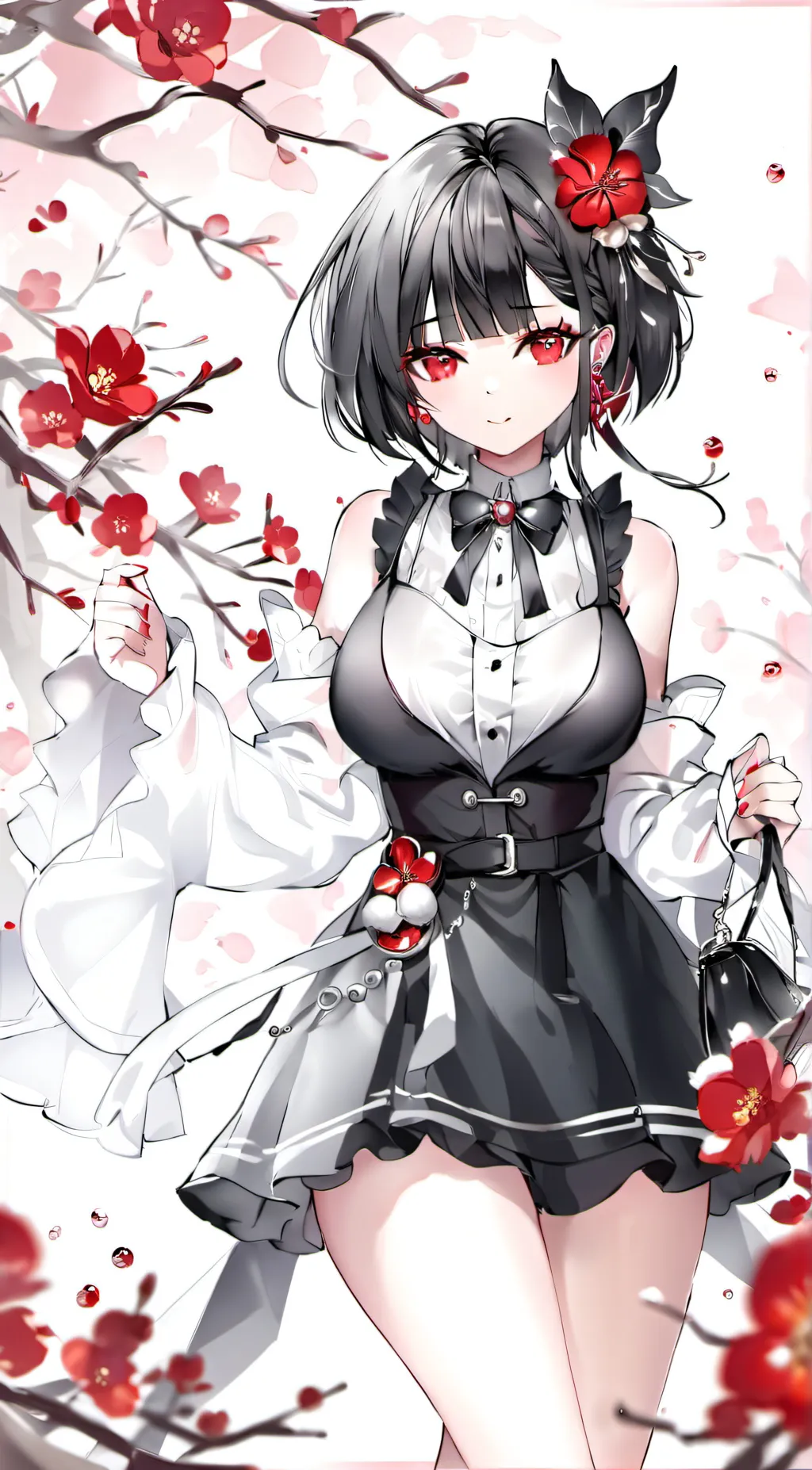 ai character: miss beast  background