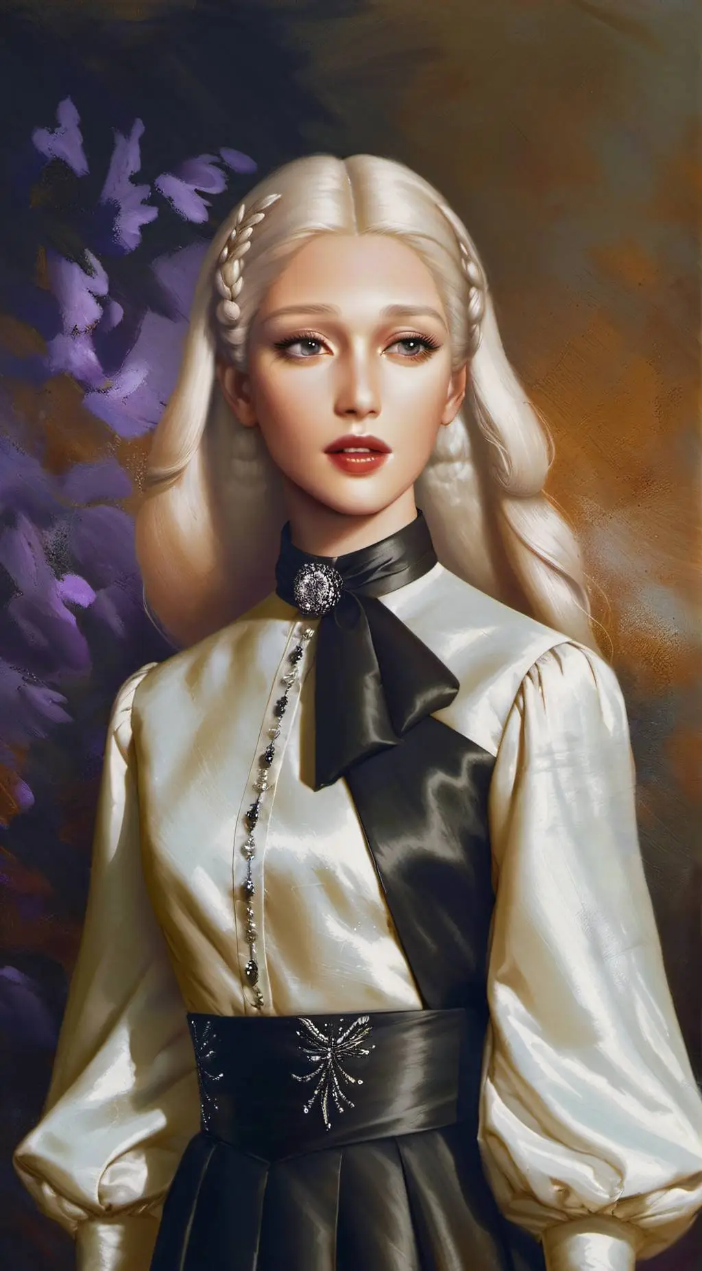 ai character: Lucy Hermosà background