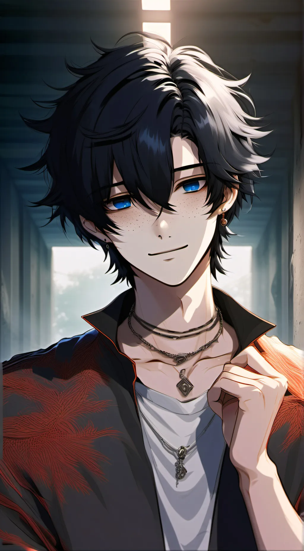 ai character: Okumo background