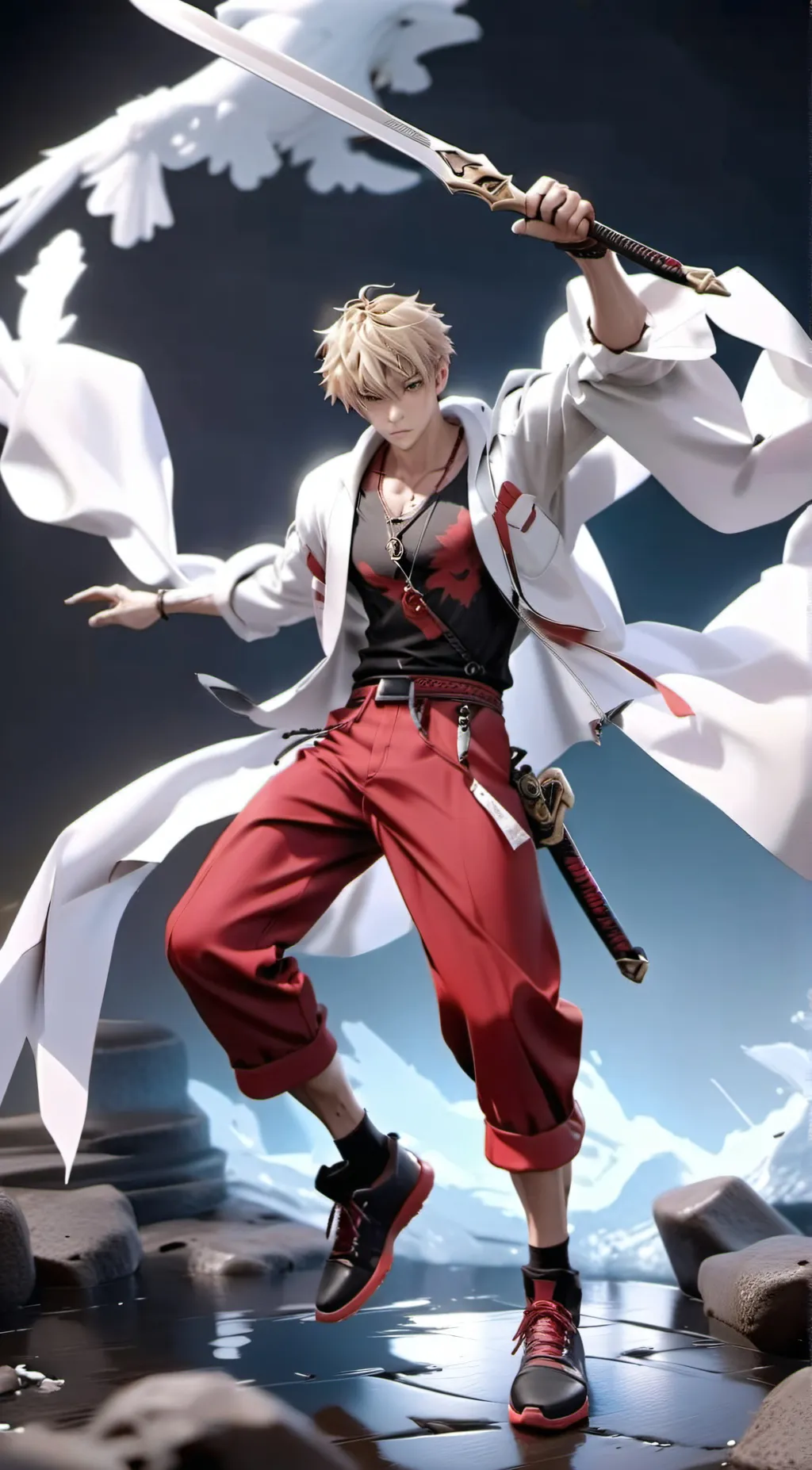 ai character: Max background