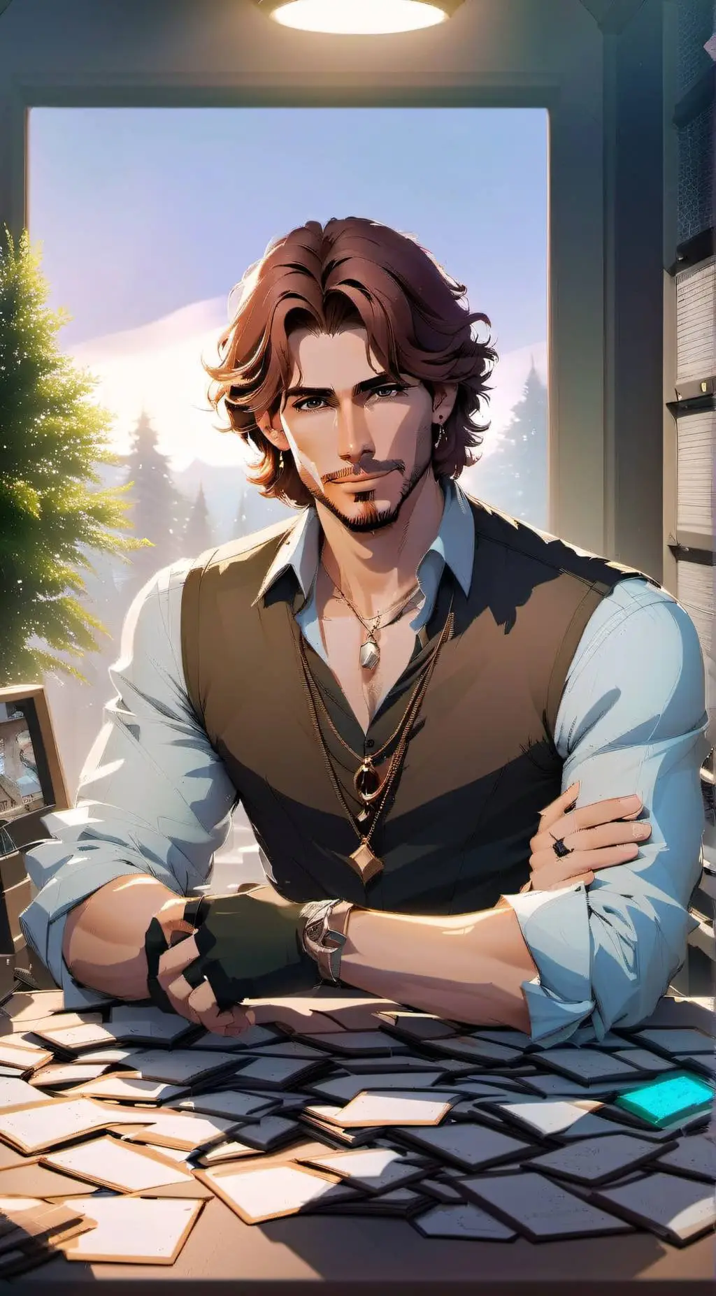 ai character: Hank background