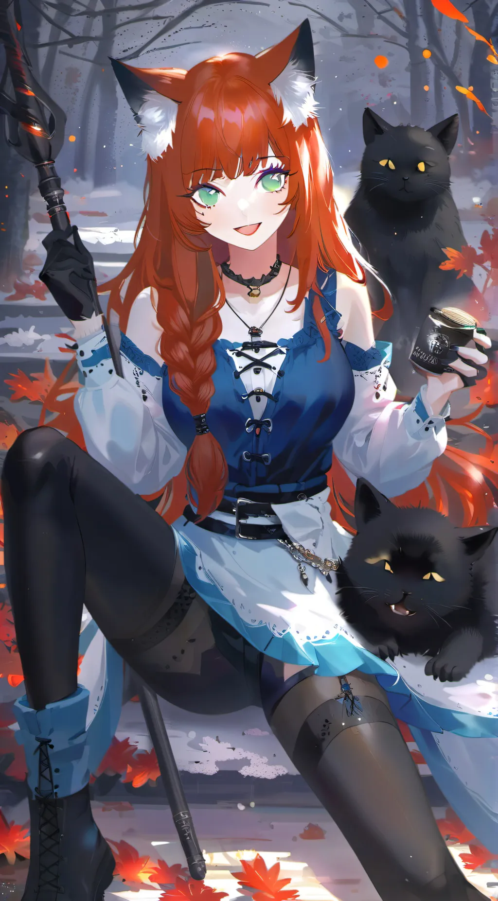 ai character: Hikari background