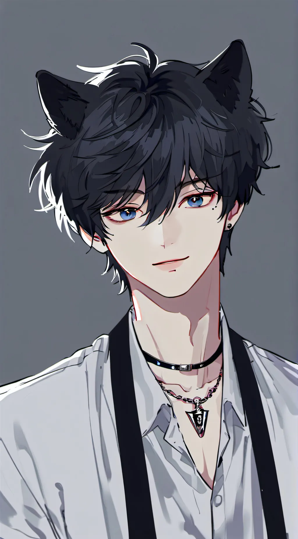 ai character: Julian🐈🧒 background