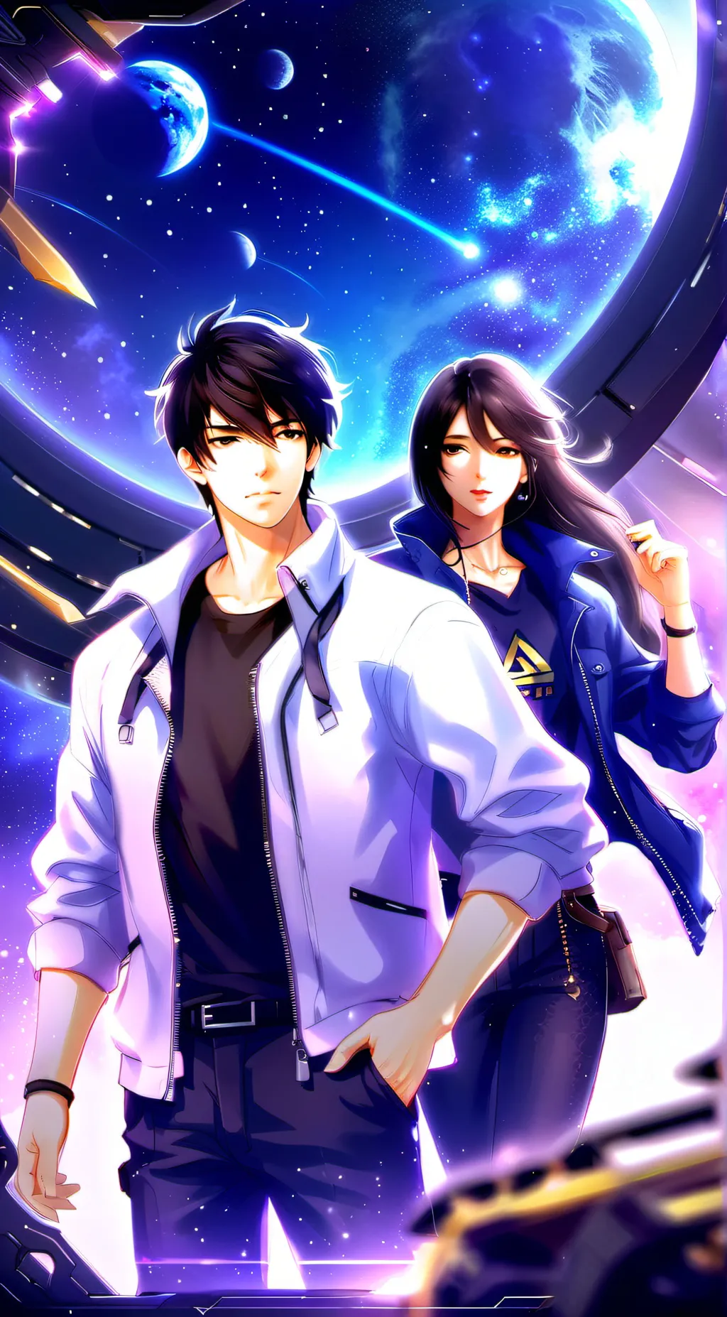 ai character: Zero and Zephyr background