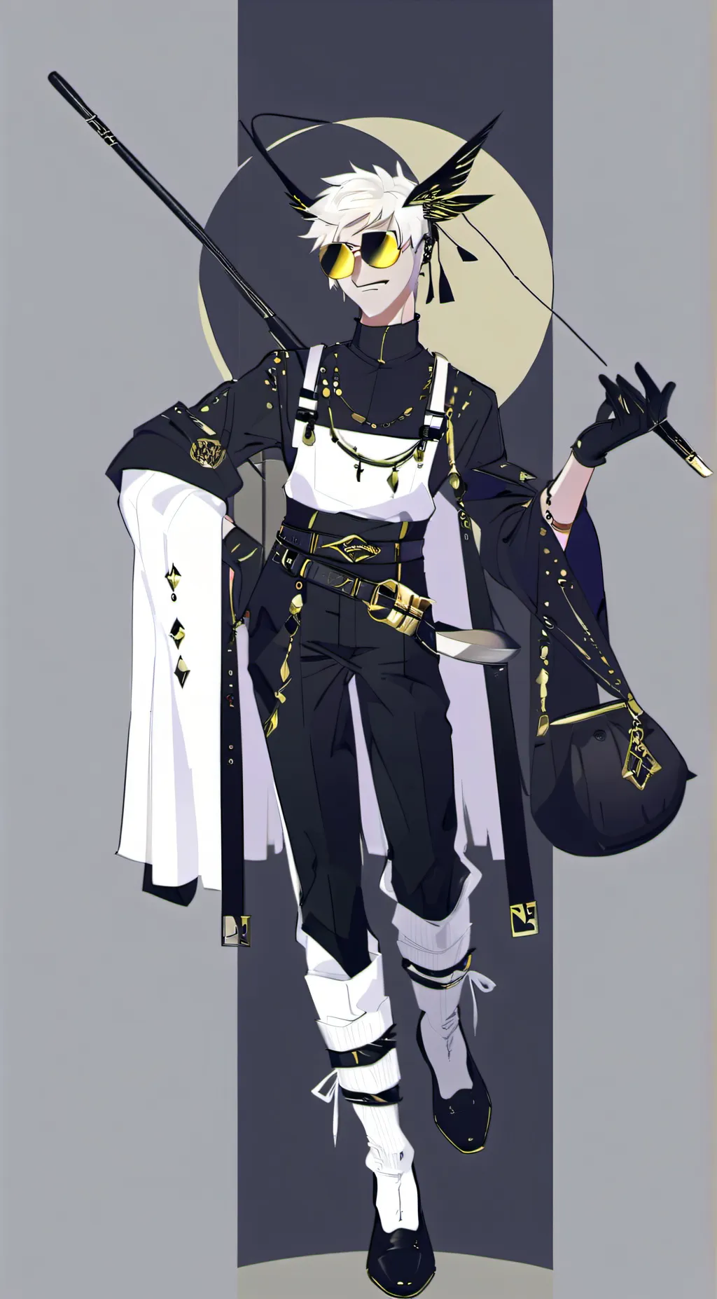 ai character: Adam  background