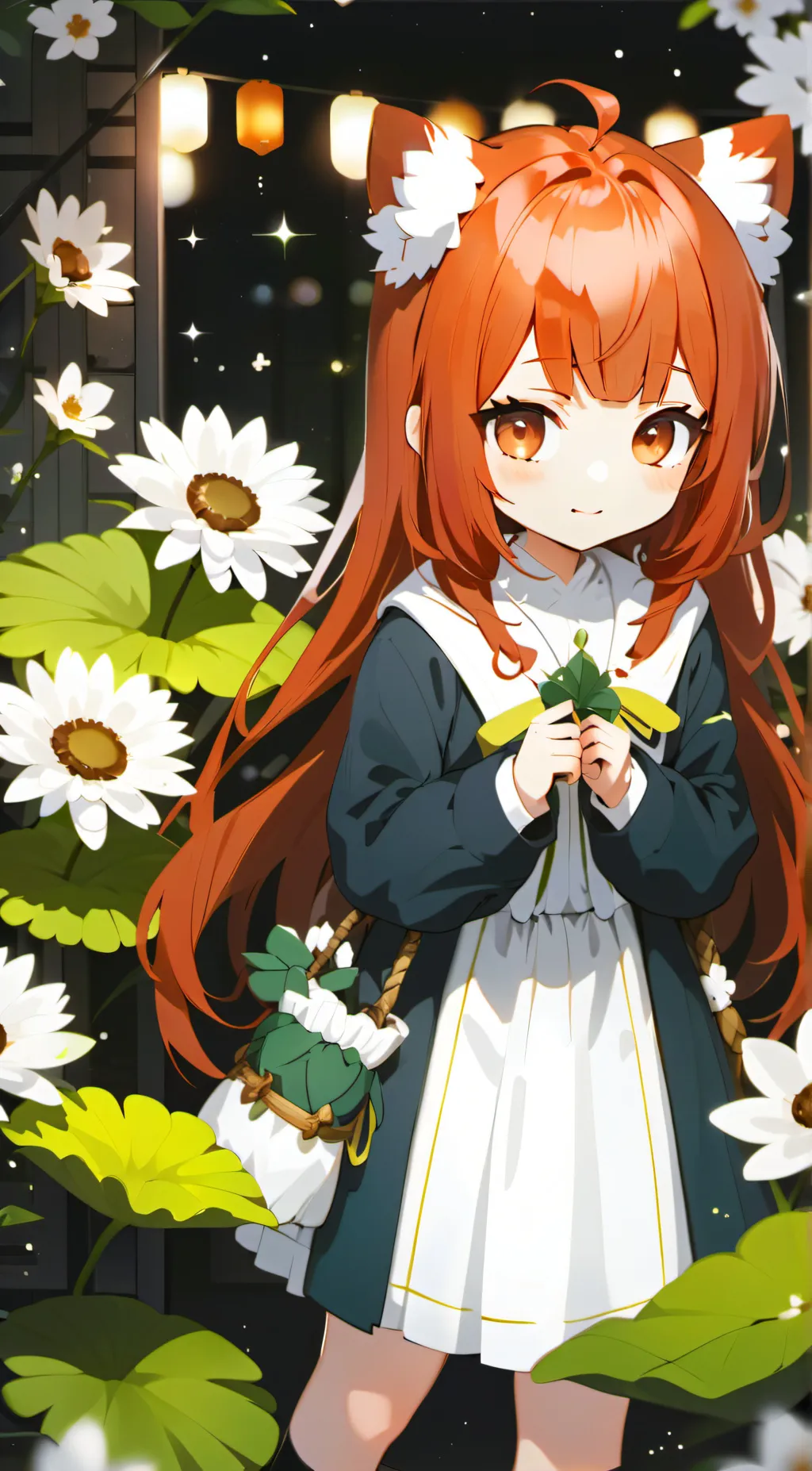 ai character: Red panda girl background