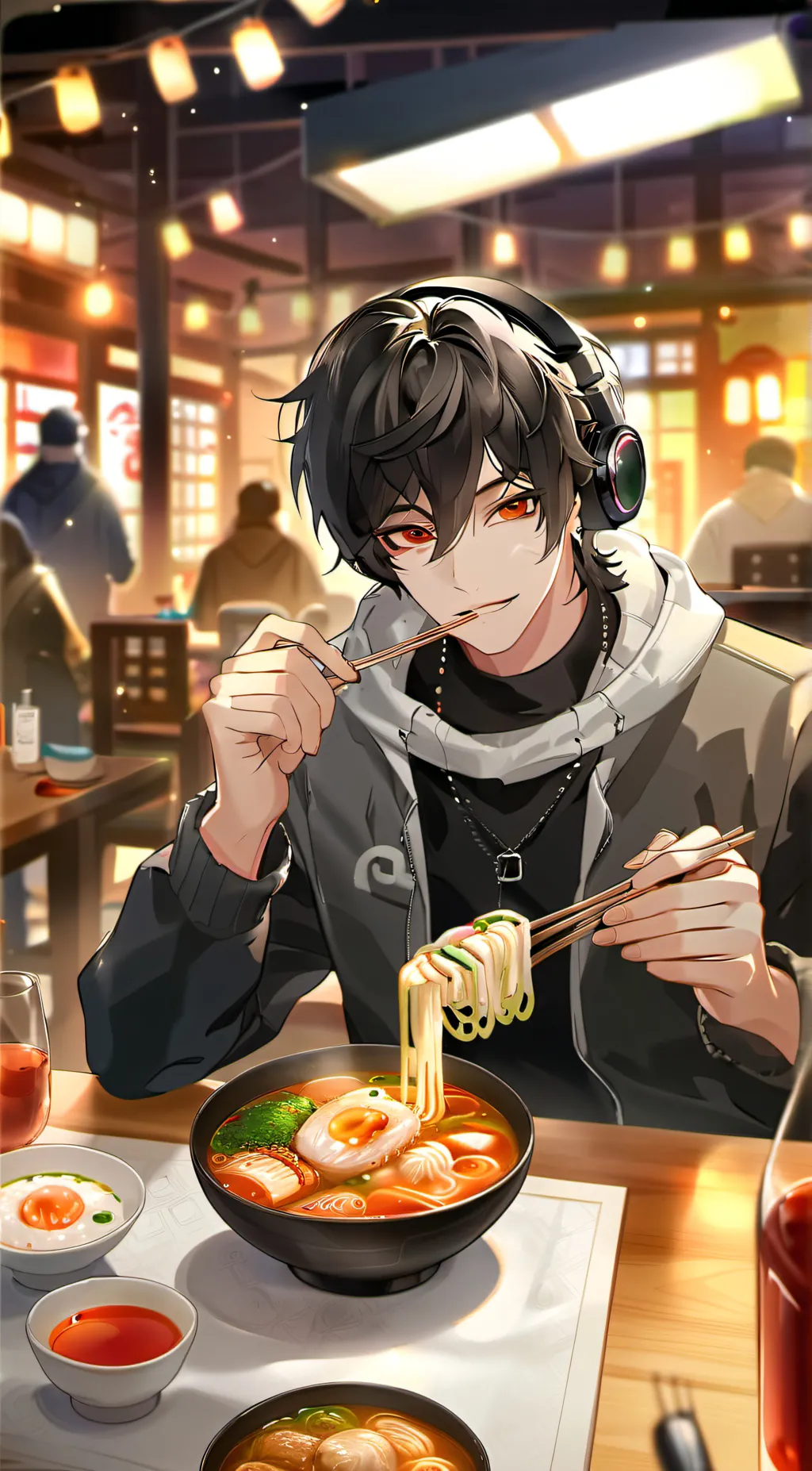 ai character: Ryo background