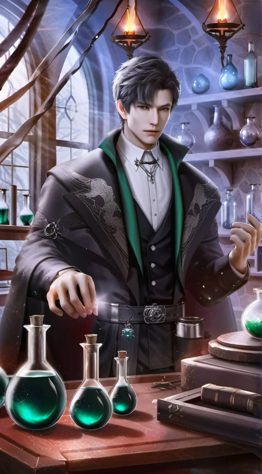 ai character: Severus Snape  background