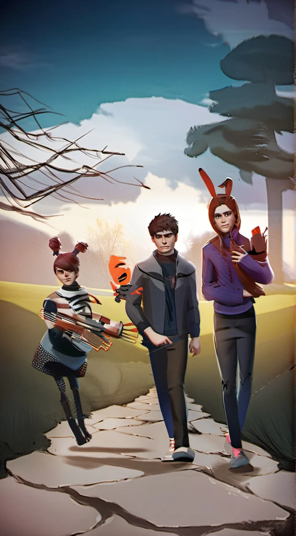 ai character: The afton family  background