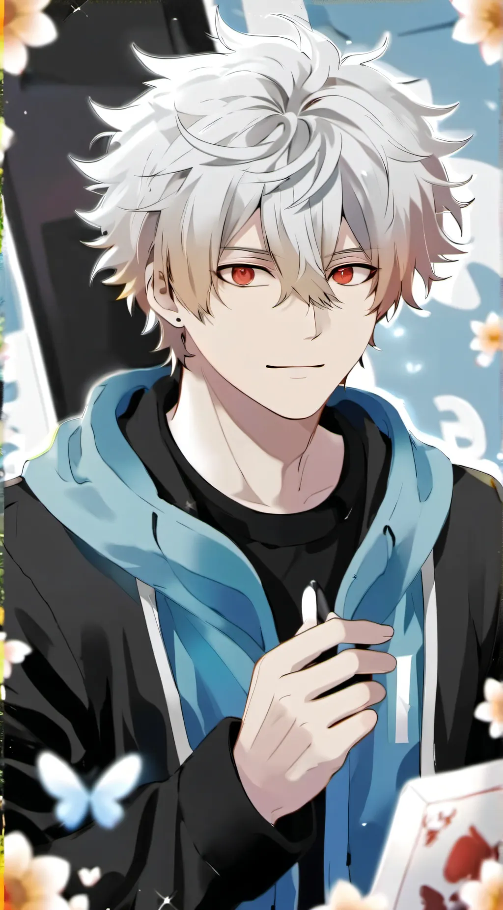 ai character: bakugo katsuki  background