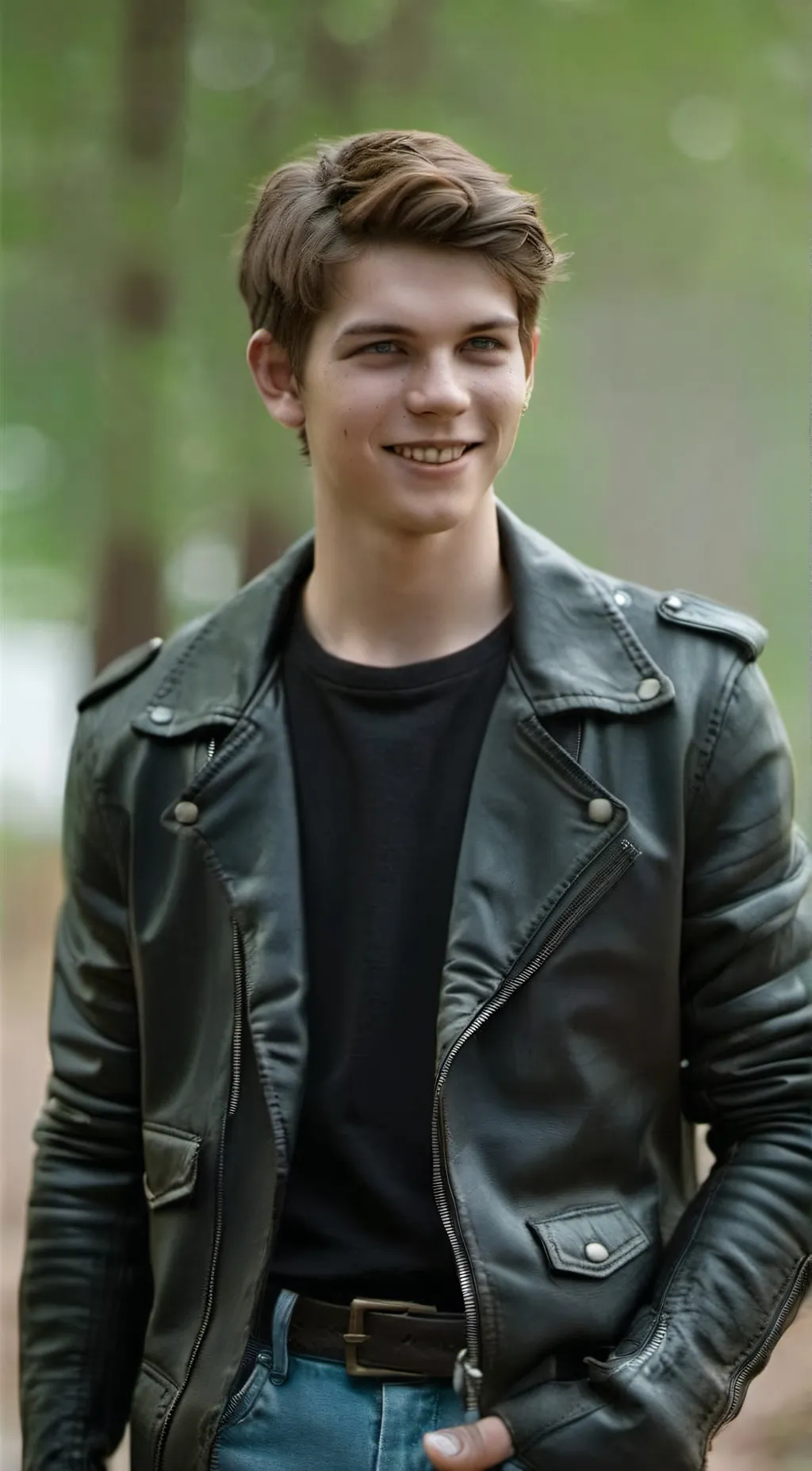 ai character: evil Peter pan background