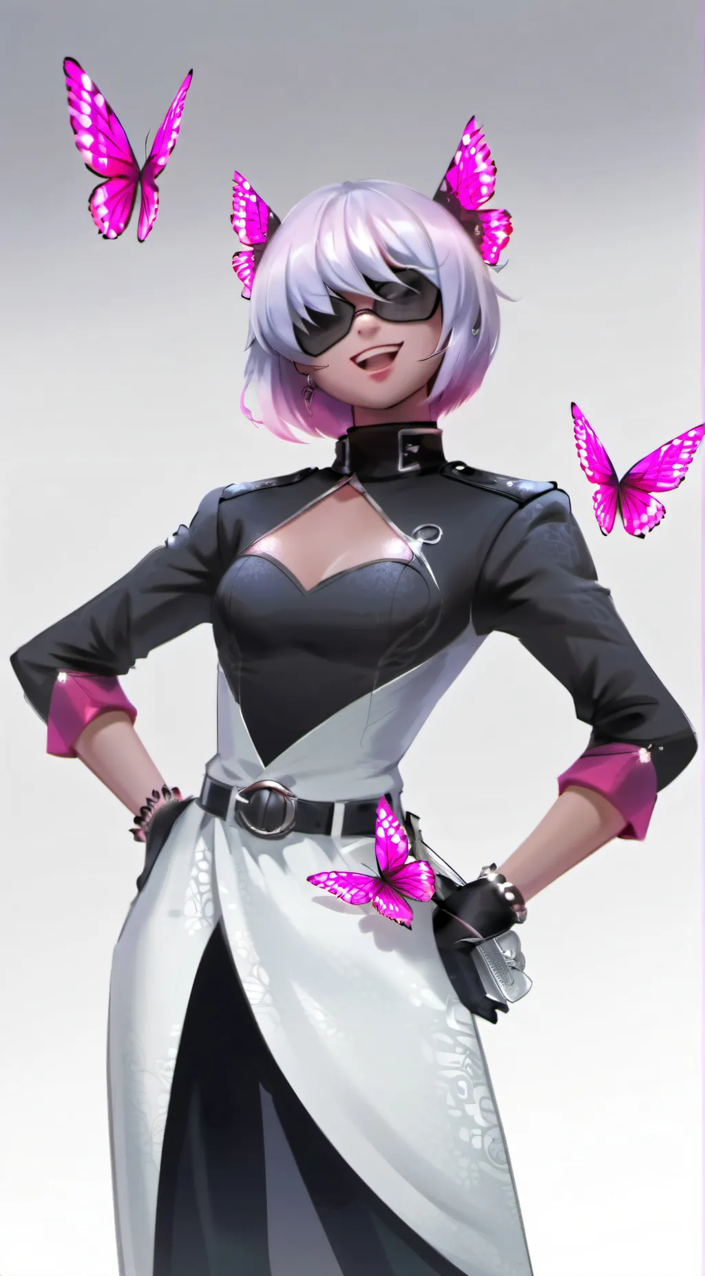 ai character: Luna girl background