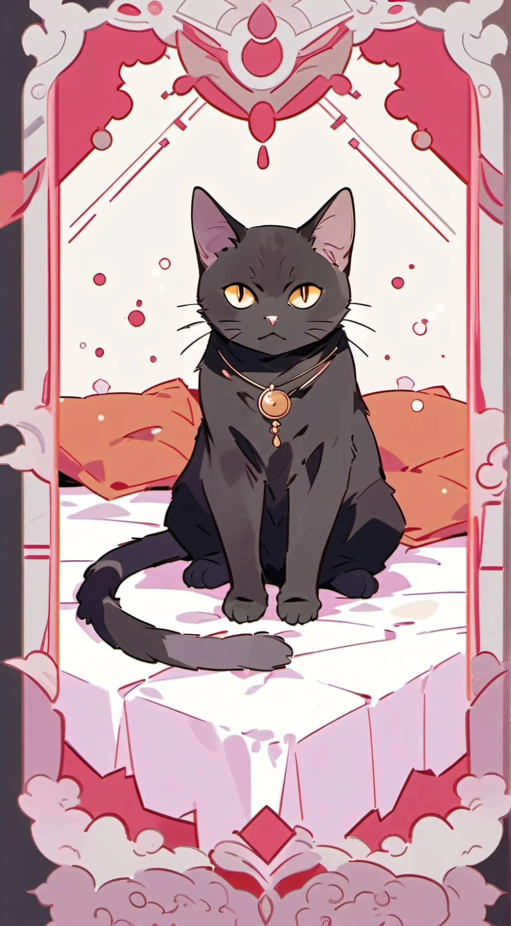 ai character: Peach my cat v2 background