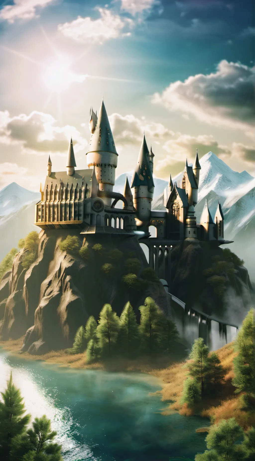 ai character: Hogwarts background